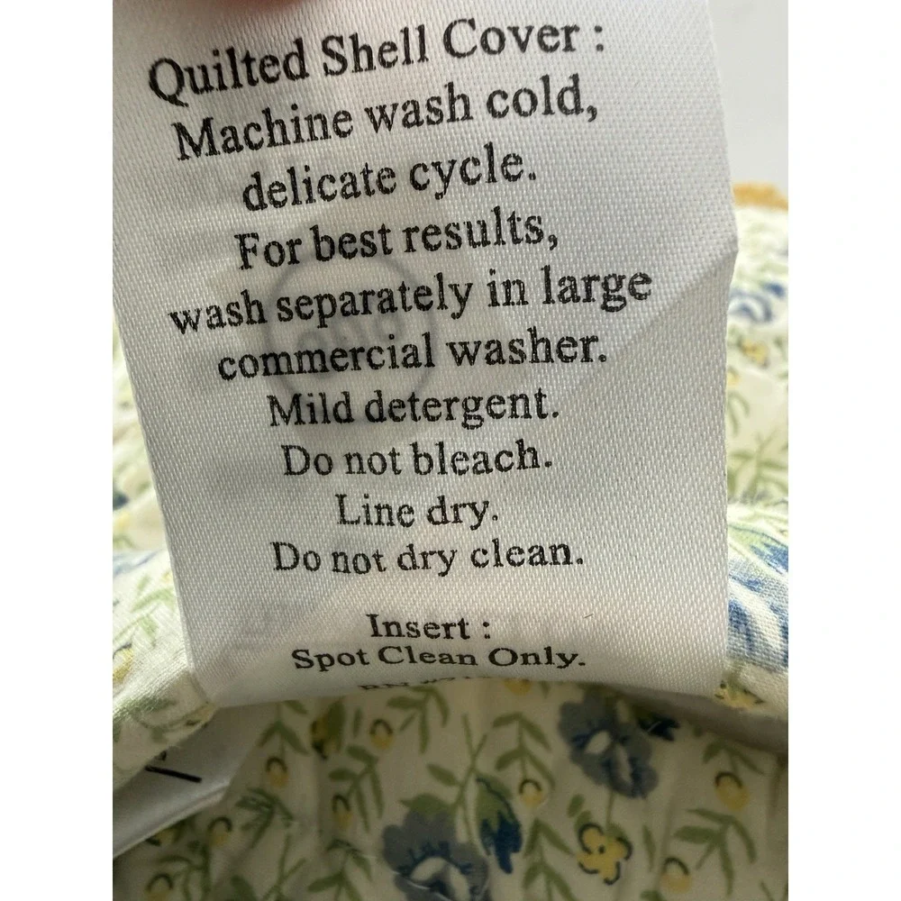 LL Bean Pinwheel Yoyo Quilt Comforter Full Queen w/ Matching 19